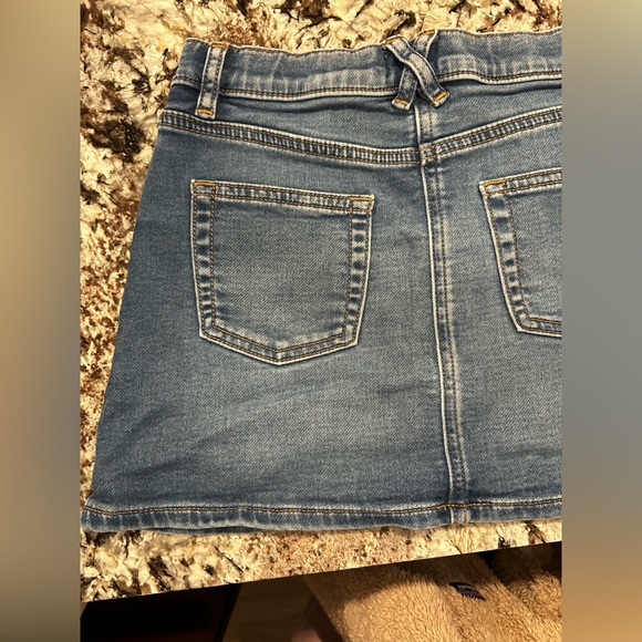 Crewcuts J. Crew Kids Girls Denim Mini Skirt- Like New - Girls SZ 7 - Picture 10 of 11